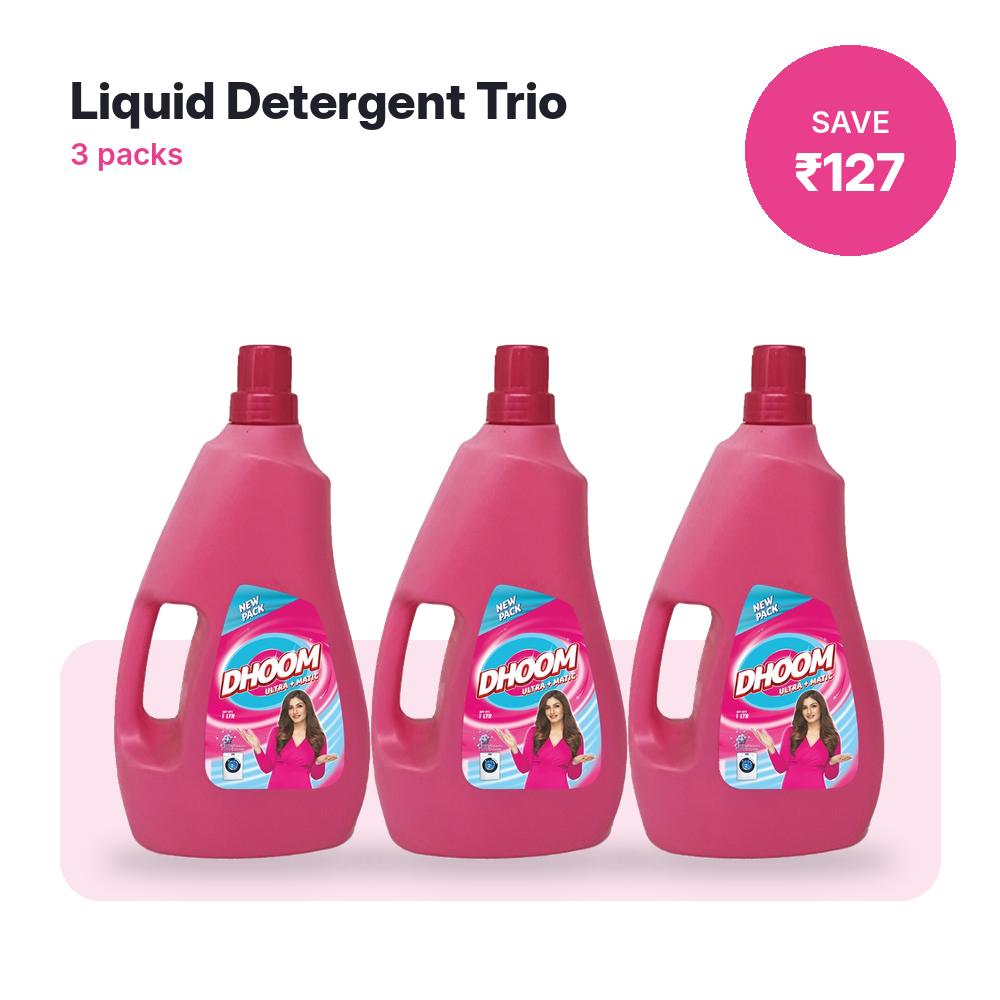 Liquid Detergent Trio