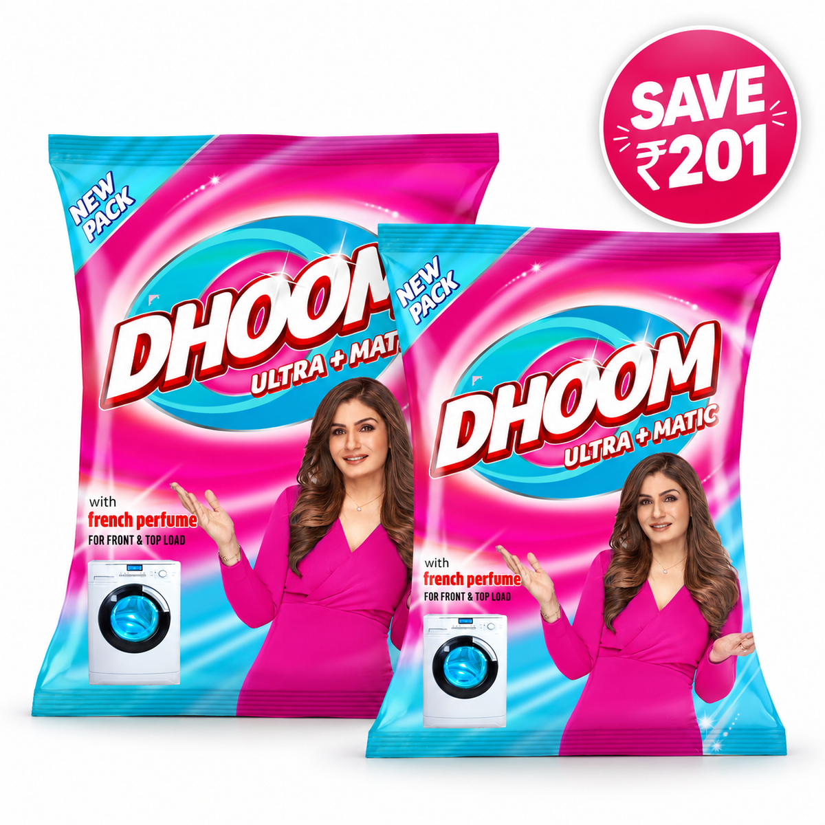 Ultra Matic Mega Pack – 2 × Dhoom Ultra Matic 3 kg