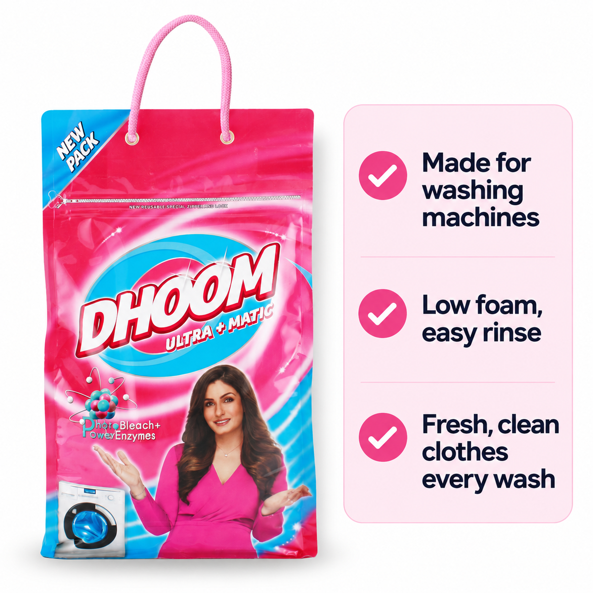 Dhoom Ultra Matic 5 kg zip lock
