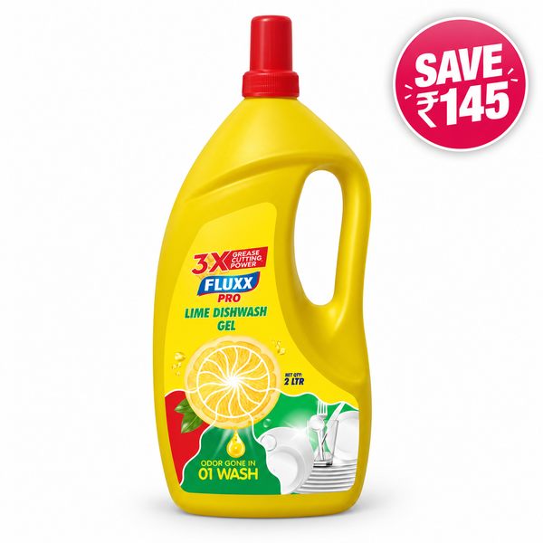 Dishwash Monthly Pack – Fluxx Pro Lime Dishwash Gel 2 L
