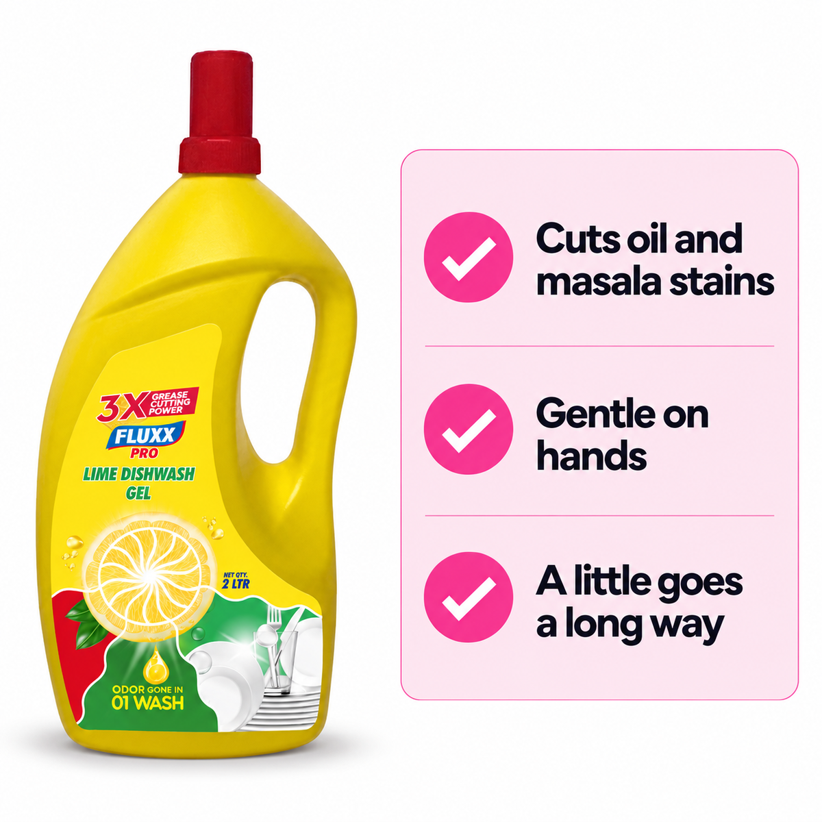 Fluxx Pro Dishwash Gel 2 L