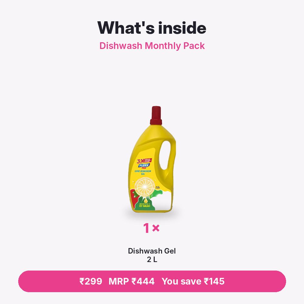 Dishwash Monthly Pack